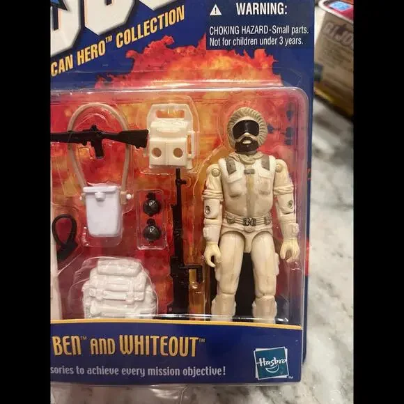 2000 HASBRO GI Joe BIG BEN And WHITEOUT Action Figures Factory Sealed in Box - Picture 4 of 9